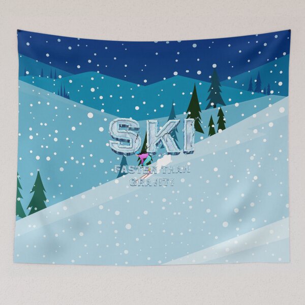 Item preview, Ski Faster Than Gravity designed and sold by teepossible.