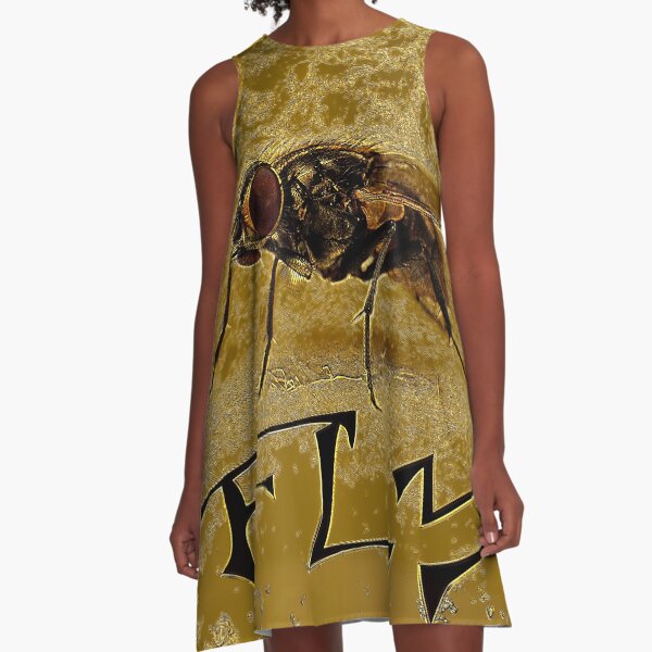 FLIEGE FLIEGE GOLD A-Linien Kleid