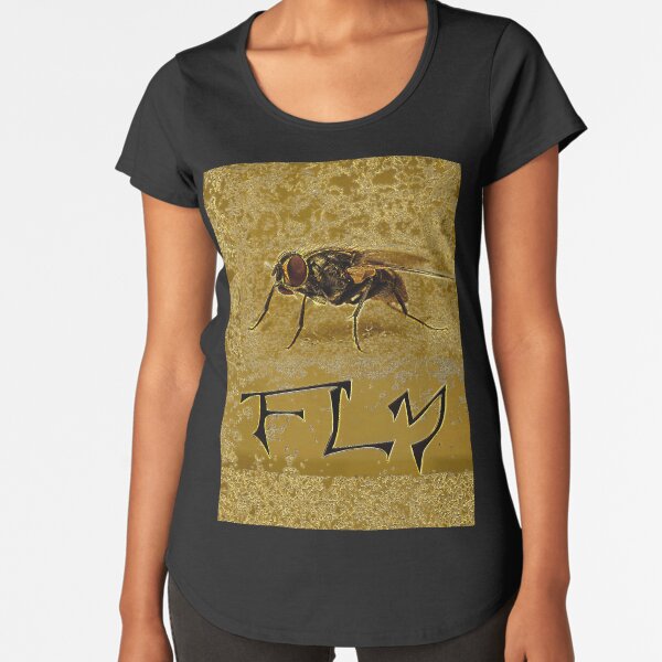 FLIEGE FLIEGE GOLD Premium Rundhals-Shirt