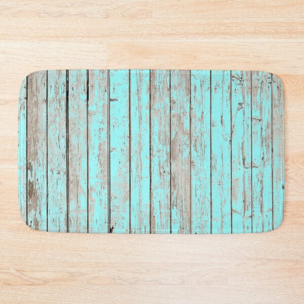 Item preview, Distressed Shabby chic Pastel Aqua Blue Wood Grain  designed and sold by LEILA ART SPACE.
