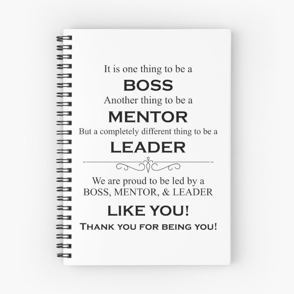 Item preview, Boss Thank You Mentor Leader Thanks designed and sold by SimplyDefined.