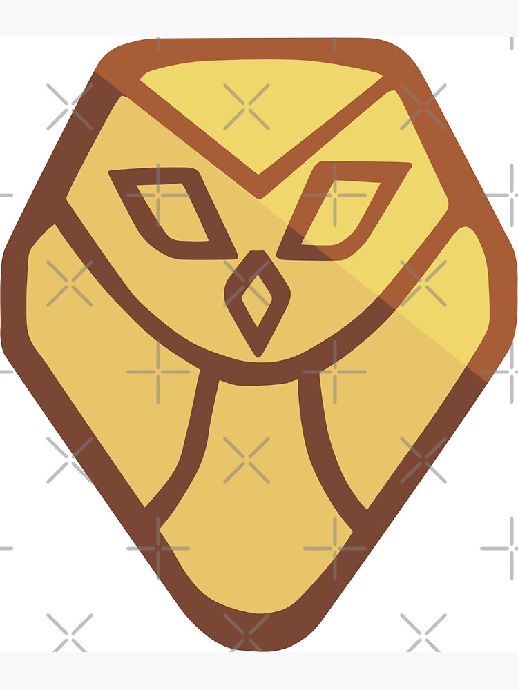 The Owl House Logo Magnet For Sale By Reinmuthis Redbubble   Flat,750x,075,f Pad,750x1000,f8f8f8.u1 