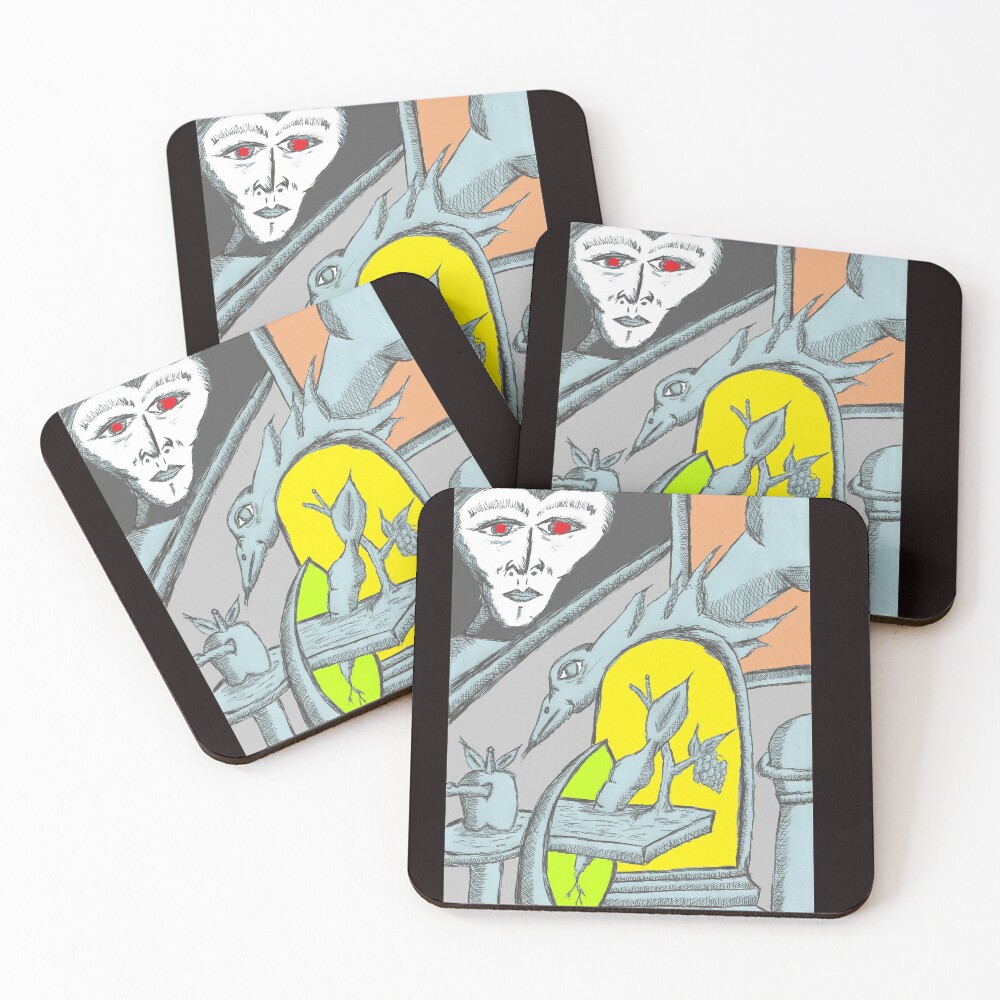 Item preview, Coasters (Set of 4) designed and sold by wormink.