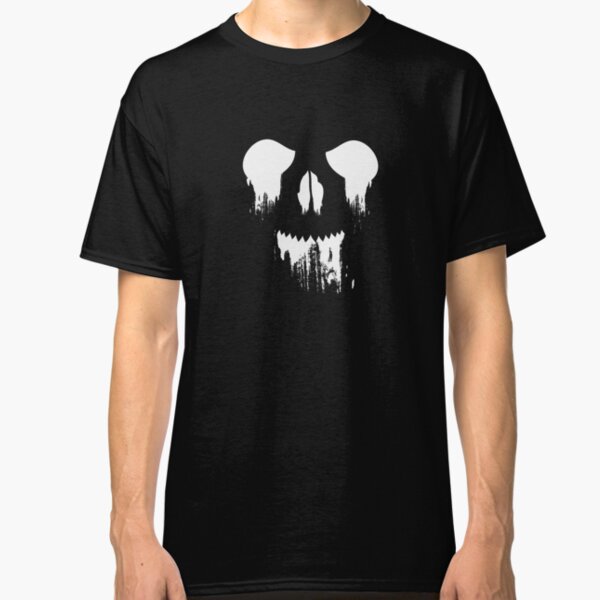 Dripping Skull - White Classic T-Shirt