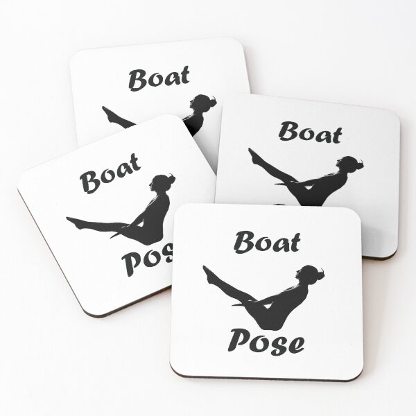 Item preview, Yoga Boat Pose designed and sold by SadSacDesigns.