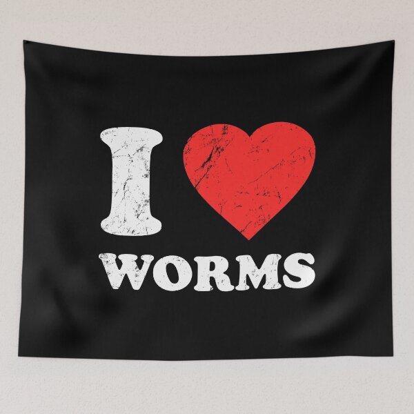 Item preview, I Love Worms designed and sold by flippinsg.