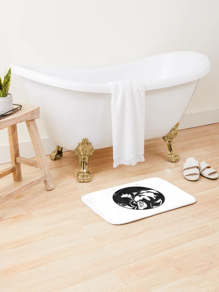 Thumbnail 2 of 6, Bath Mat, Portgas D Ace designed and sold by RbOriginal.