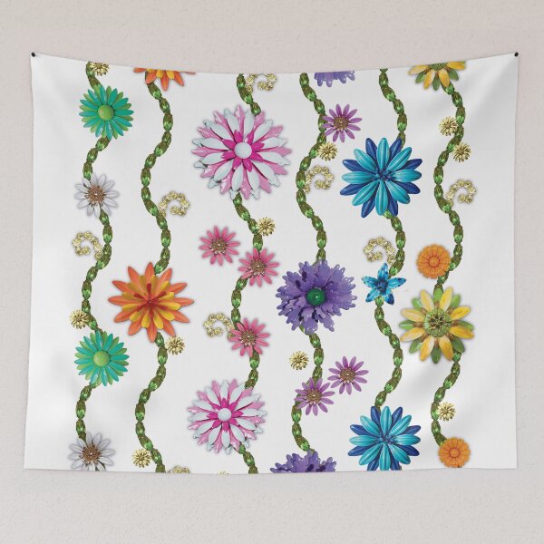 Item preview, Enamel Flower Strings designed and sold by Lesa Marino.