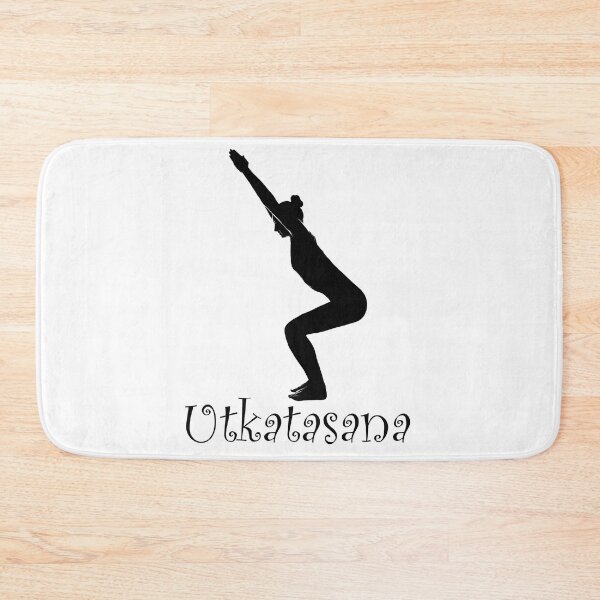 Item preview, Yoga Chair Pose - Utkatasana designed and sold by SadSacDesigns.