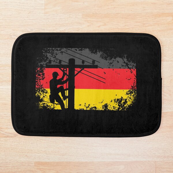 Artikelvorschau, Lineman Deutschlandflagge entworfen und verkauft von PM-TShirts.