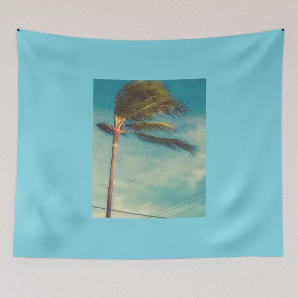 Item preview, Palm Tree Blowing in the Wind designed and sold by missmermaid1990.