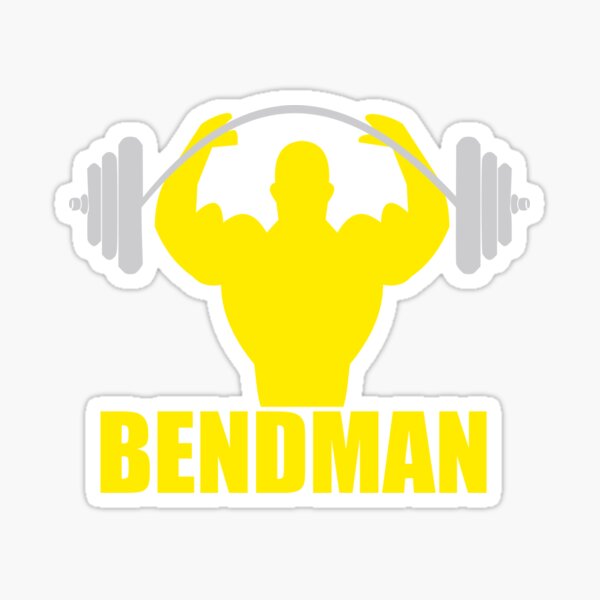Body Building Workout Bendman Sticker