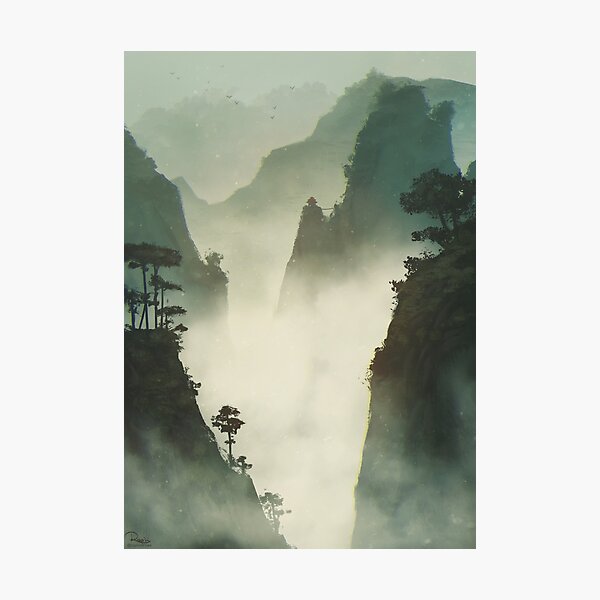 Item preview, Misty Mountains designed and sold by rapho.