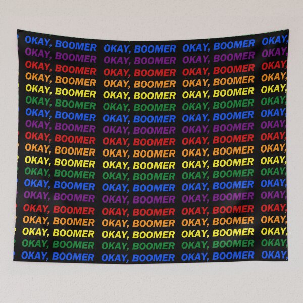 Item preview,  OKAY BOOMER BUT GAY Meme Inspired Design designed and sold by AdelinePurdy.