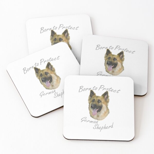 Item preview, Sadsac designs - Born to Protect German Shepherd designed and sold by SadSacDesigns.