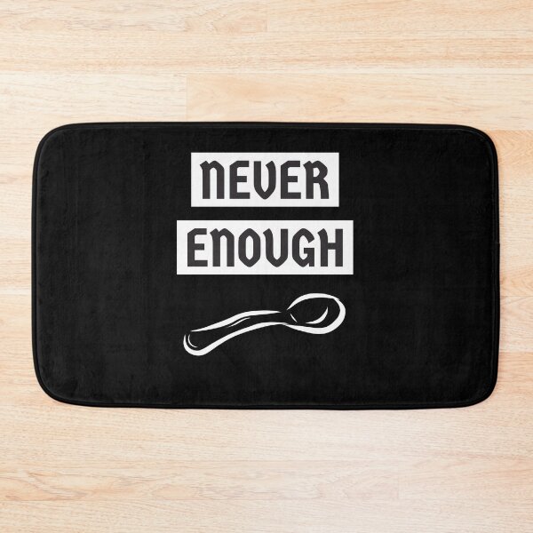 Item preview, Never Enough Spoons (White) designed and sold by crudeart.