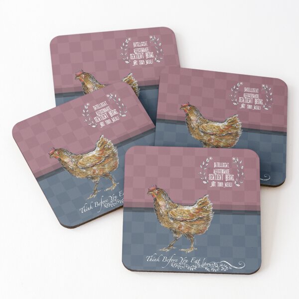 Item preview, Sentient Being Not Your Meal - CHICKEN designed and sold by FanitsaArt.