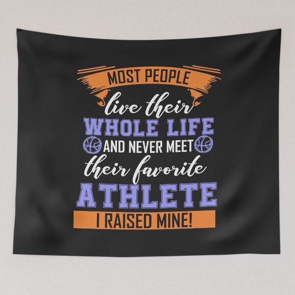 Item preview, I raised my favorite athlete Basketball Dad funny gift designed and sold by hadleydesigns.