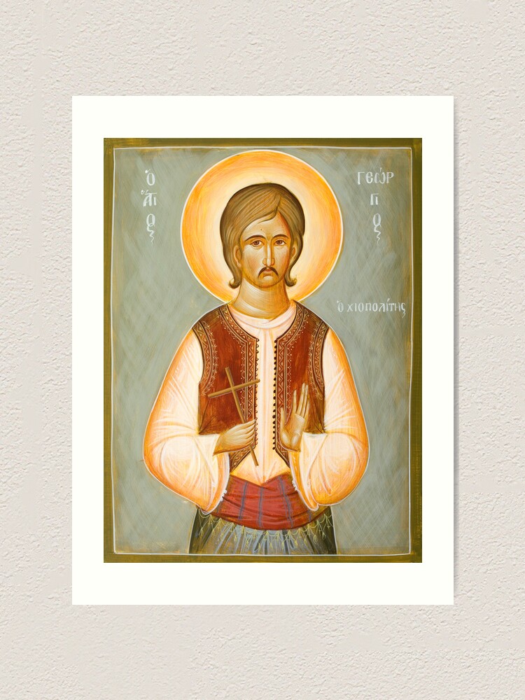 Alternate view of St George of Chios Art Print