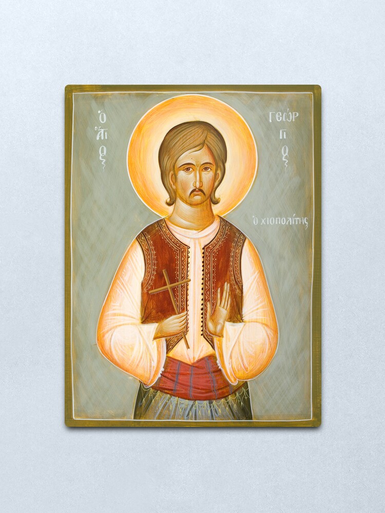 Alternate view of St George of Chios Metal Print