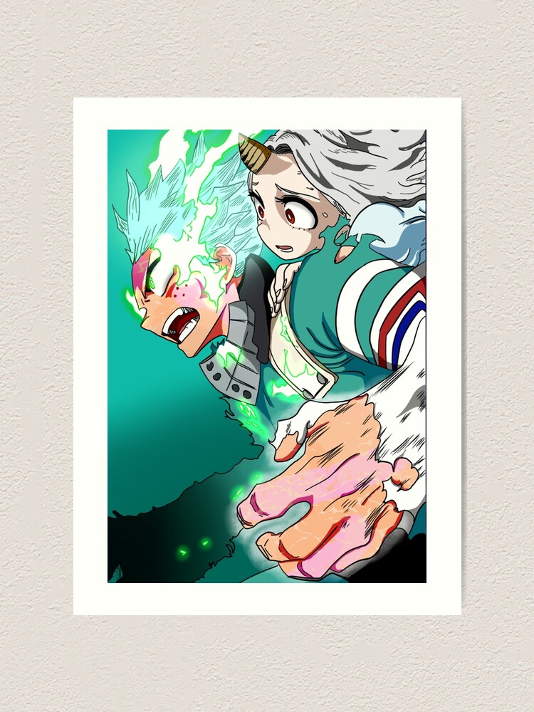 Deku 100 Full Cowl Art Print By Kikos94 Redbubble