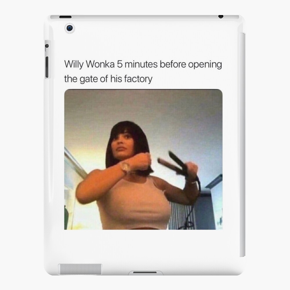 Kylie Jenner Willy Wonka Meme iPad Case & Skin
