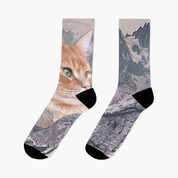 Item preview, New Horizon - Digital Surreal Landscape collage with cat designed and sold by Dominiquevari.