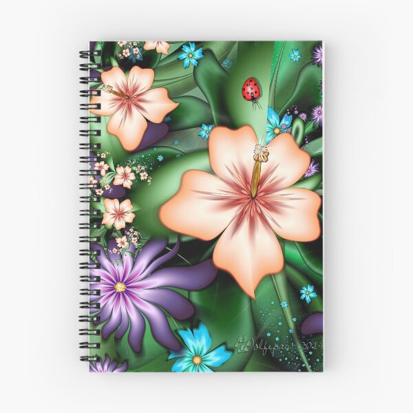 Item preview, Hibiscus Garden with Ladybug designed and sold by wolfepaw.