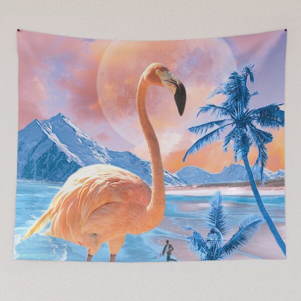 Item preview, Flamingo World #digitalmagic #collage designed and sold by Dominiquevari.