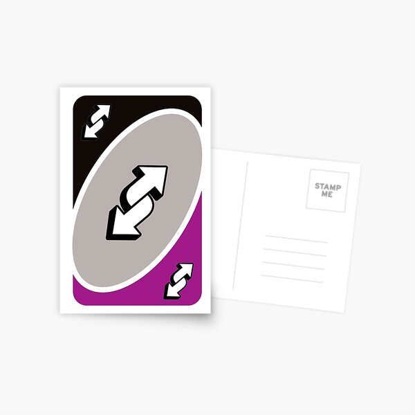 Lgbtq Uno Reverse Card Lesbian Postcard By Marsh Mall0ws Redbubble