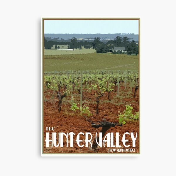 Item preview, The Hunter Valley Retro Travel Poster designed and sold by Trevor McCabe.