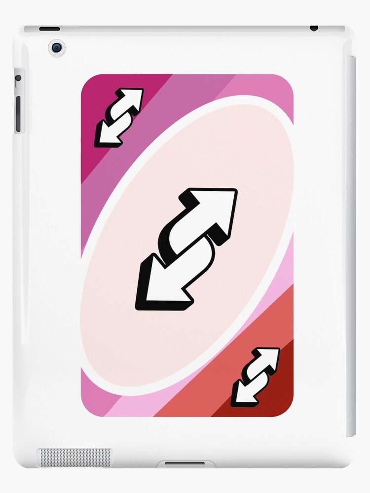 genderfluid pride uno reverse card | iPad Case & Skin