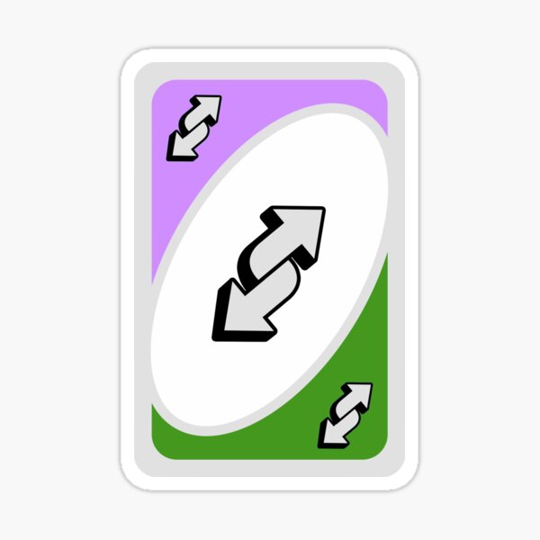 Bi Pride Uno Reverse Card Greeting Card for Sale by Goath