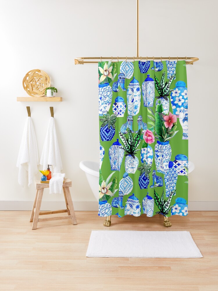 Chinoiserie Shower Curtain