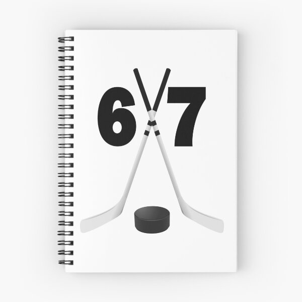 Item preview, Hockey number 67 - sixty seven with sticks and disc designed and sold by AllShirts21.