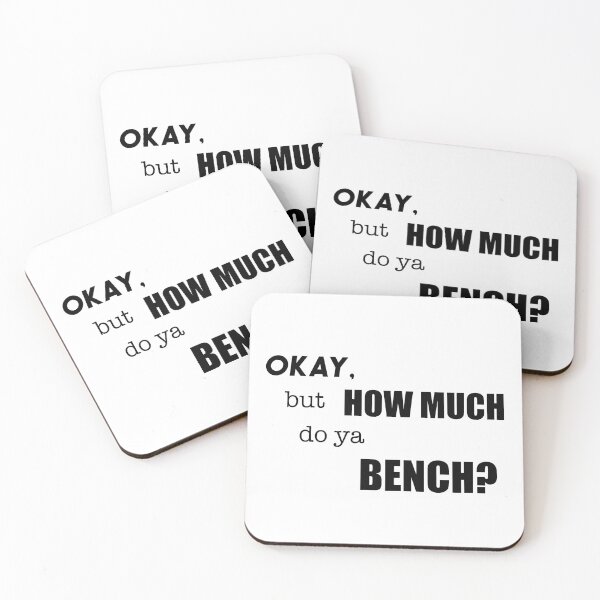 Item preview, How Much Do Ya Bench? designed and sold by jackknite.