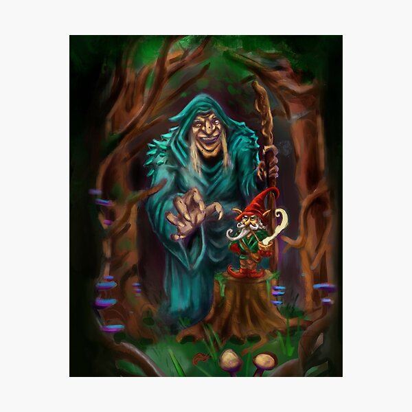 Hag & Gnome Photographic Print