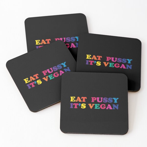 Item preview, EAT PUSSY IT'S VEGAN designed and sold by asymmetrickid.