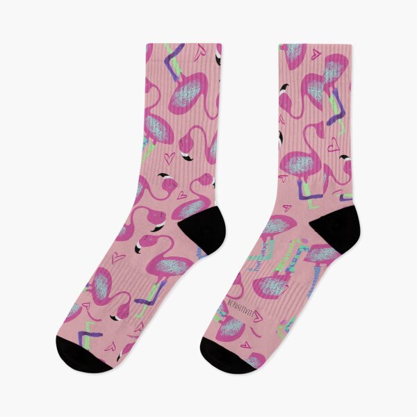Item preview, Flamingo's sock party designed and sold by BePositivity.