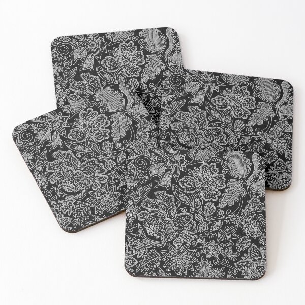 Item preview, Indienne Floral Pattern (white) designed and sold by JennieCarolina.