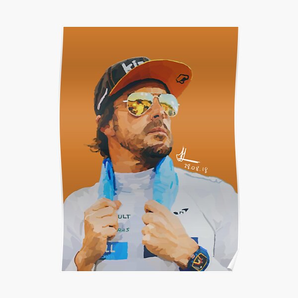 Fernando Alonso - F1 Póster