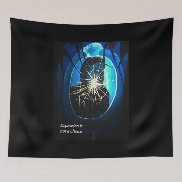 Item preview, Depression is Not a Choice designed and sold by missmermaid1990.