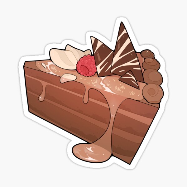 Chocolate cake Sticker