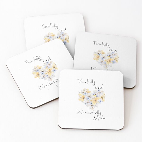 Item preview, Fearfully and Wonderfully Made w/ Floral Heart designed and sold by oliviajean30.
