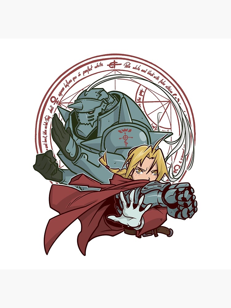 Fullmetal Alchemist BROTHERHOOD - The Elric Bros! | Art Board Print