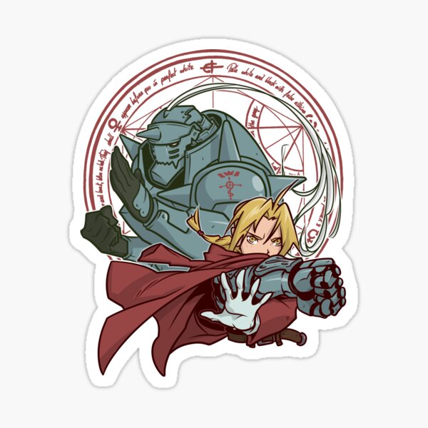 Fullmetal Alchemist brotherhood Anime Car Window Decal Sticker E001 Anime  Stickery Online