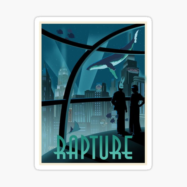 Bioshock Rapture Poster Sticker