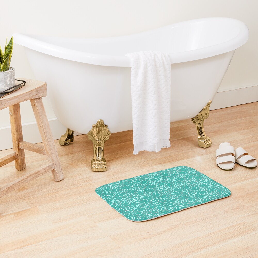 Item preview, Bath Mat designed and sold by FunkyPattern.