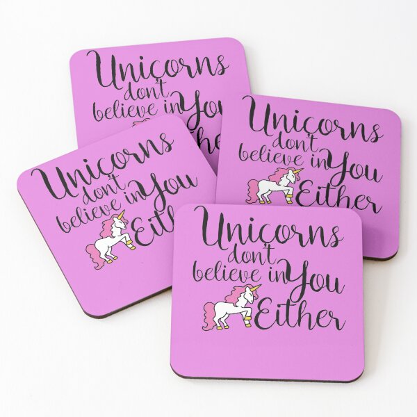 Item preview, Unicorns don't believe in you either designed and sold by FrictionMaxxing.