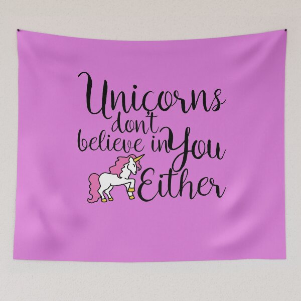 Aperçu de l'œuvre Unicorns don't believe in you either créée et vendue par FrictionMaxxing.